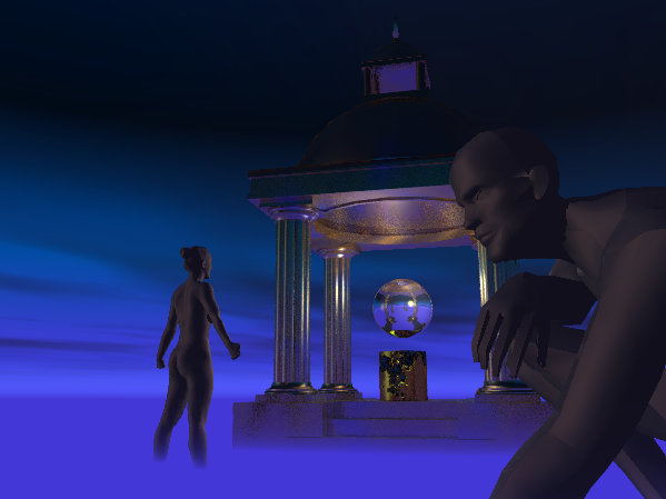  temple in the center of...