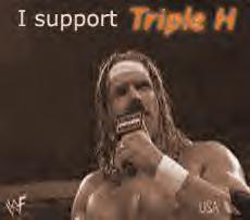 I support Triple H