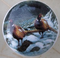 Cabinet knobs Pheasants