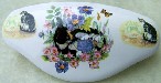 CERAMIC drawer pull KNOB CAT CATS KITTEN calico 