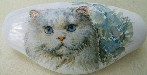 CERAMIC drawer pull KNOB CATS KITTEN Persian 