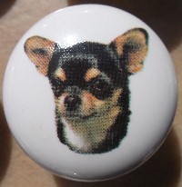 cabinet knob chihuahua black