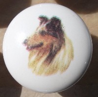cabinet knob rough collie