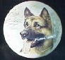 ceramic cabinet knob german shepherd dog