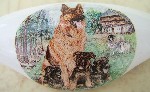 Drawer Pull German Shepherd Dog