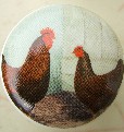 CERAMIC CABINET KNOB  rooster HEN chicken
