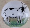 CERAMIC CABINET KNOB  GOAT