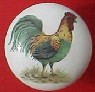 CERAMIC CABINET KNOB  rooster