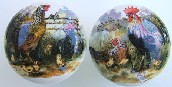 CERAMIC CABINET KNOB  rooster HEN chicken