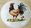 CERAMIC CABINET KNOB  rooster HEN chicken