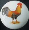 CERAMIC CABINET KNOB  rooster HEN chicken