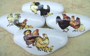 Drawer Pull Chicken Family