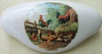 Drawer Pull w/ Farm Roosters
