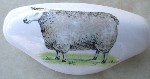 Folksie Sheep  Drawer Pull