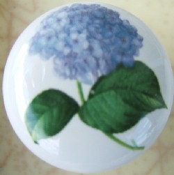 Cabinet Knob hortensia pulls flower