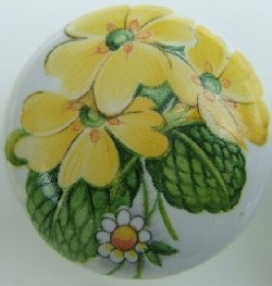 Cabinet Knob primrose FLOWER