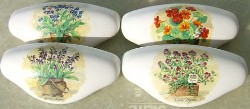 Drawer Pulls Herbs flower