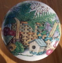 Cabinet Knob Birdhouse &amp; Basket