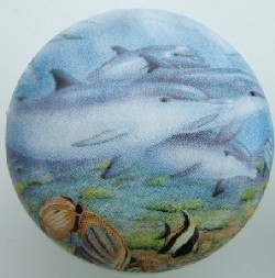 cabinet knob dolphins fish available at mariansceramics.com