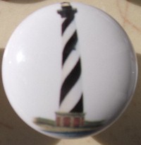 Lighthouse Cabinet Knob Cape Hatteras NC