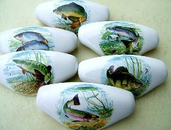 Drawer Pulls 6 game Fish available at mariansceramics.com