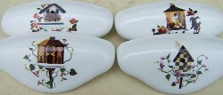 Cabinet Knob DRAWER PULL Birdhouses
