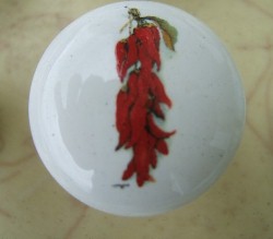Cabinet knob pulls Chili Pepper