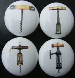 Cabinet Knob 4 Corkscrews