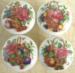 Cabinet knobs Fruit Baskets Flowers