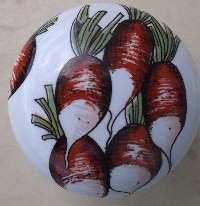Cabinet knob Radishes