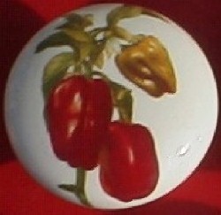 Cabinet knob pulls Chili Pepper