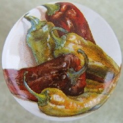 Cabinet knob pulls Chili Pepper