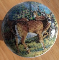 cabinet knob whitetail deer