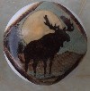 CERAMIC CABINET KNOB KNOBS  WILDLIFE MOOSE