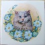 Ceramic Tile Persian Cat