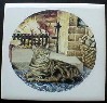 Ceramic Tile Tabby Cat