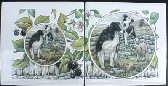 Ceramic Tile Mural Border Terrier