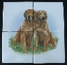 Golden Retrievers Ceramic tile Mural<font size="3"><b></b></font>