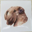 Wheaton Terrier Ceramic Tile