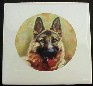 German Shepherd Dog Ceramic Tile