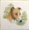ceramic tile whippet grayhound