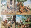 Ceramic Tile Mural 4 Farm Yard chickens