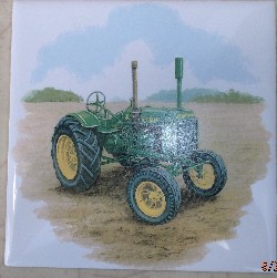 Ceramic Tile John Deere Tractor