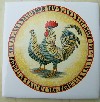 Ceramic Tile Tiger Chickens