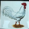 Ceramic Tile Chickens Rooster