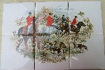 Ceramic Tile Mural Foxhunt