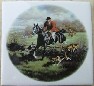 Ceramic Tile foxhunt Horse 
