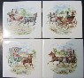 Ceramic Tile mural carriages Horse 