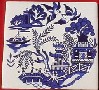 Ceramic Tile Blue Willow