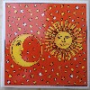 Ceramic Tile Red Sun